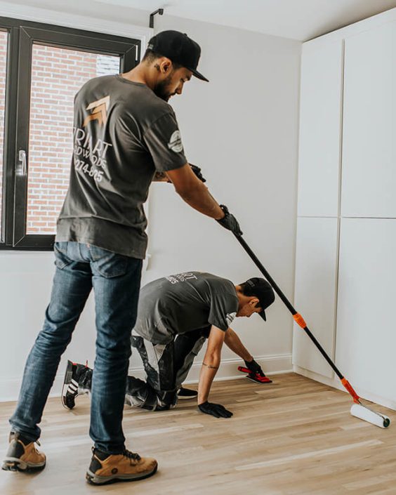 Hardwood flooring refinishing in Atlanta
