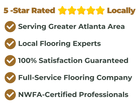 5 -Star Rated Locally atlanta flooring services company near me